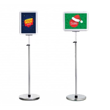 展示行銷系列 直向/橫向 鋁框雙面告示牌 (A4) / 台 P5-41/P5-42（訂製品，確認訂購後無法退換貨）【APP滿額下單10%點數(單一帳號最高5000點)】1/31止