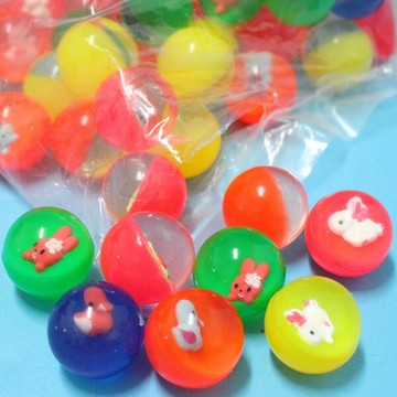 中彈力球 35mm 水撈球 彈跳球 /一大袋100個入(定10) 跳跳球 水漂球 橡膠球玩具 -YF11597【領券滿額再折千12/31止】