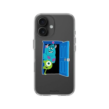 iPhone 16 Clear Case（相機按鈕） 透明 - 迪士尼-皮克斯 PIXAR - Knock! 怪獸電力公司