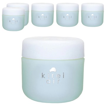 HARUKADO 晴香堂 kirei air粉彩系列 車用芳香膏 95g  綠色花香  6罐