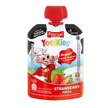 Pascual兒童優格80g-草莓