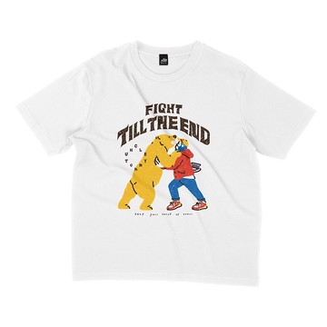 Fight till the end - 寬版落肩 - 2色