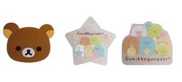 大賀屋 日貨 拉拉熊 角落生物 杯墊 矽膠 止滑 耐熱 耐用 墊子 餐墊 餐廚 幼兒杯墊 正版 J00017898