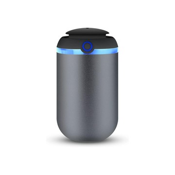 汽車香氛 車用擴香 夾式芳香車內香水 車載智能震動啟停香薰機USB可充電無水擴香儀二流體純精油冷香儀