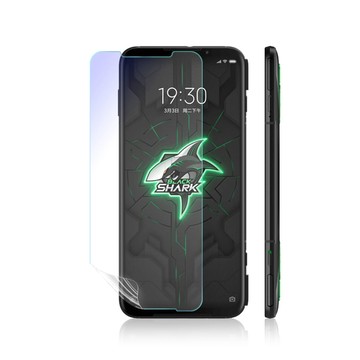 o-one 黑鯊3 Pro 抗藍光保護貼 採用特製TPU膜料,添入製程阻隔藍光,有效阻隔率達39.8% SGS 環保無毒材質