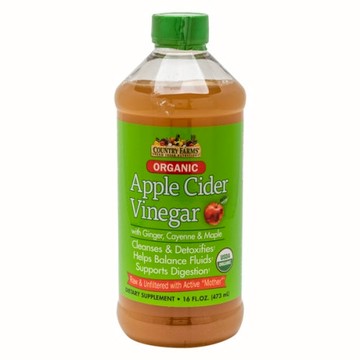 Apple Cider Vinegar 16 Oz by Country Farms