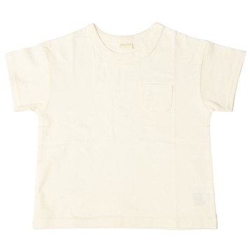 akachan honpo - 短袖經典T恤-天竺材質-米白色