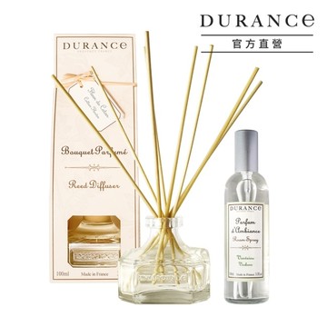 DURANCE 朵昂思 新氣象空氣煥新組(棉花田擴香100ml+馬鞭草香氛噴霧100ml)-專櫃公司貨