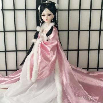 🌺娃娃禮盒 交換禮物 換裝娃娃 芭比娃娃 兒童玩具 洋娃娃 古裝婚紗超大娃娃60釐米可換裝送禮兒童節禮物生日禮物禮盒裝