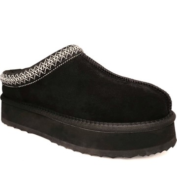 LA CONTE BLACK CASUAL CLOSED WARM BOOTS 黑色女款鞋子