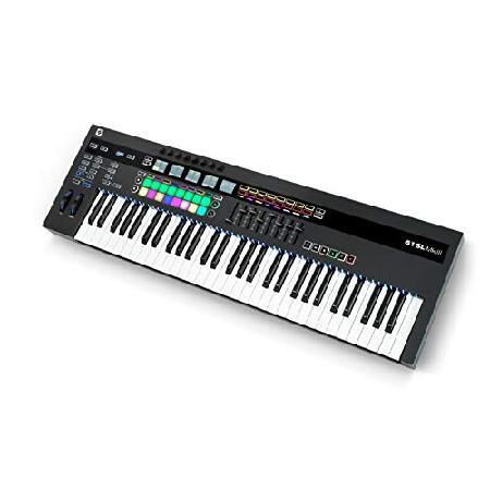 novation 61SL MkIII 8トラックシーケンサー搭載 MIDIキーボード 61鍵盤仕様