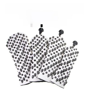 骷髏頭黑釘高爾夫球木桿套推桿套黑色1/3/5/UT木桿半圓L型保護套