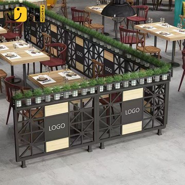 公司貨 免運 鐵藝屏風 辦公室隔斷 圍欄 餐廳隔斷花架鐵藝護欄屏風酒吧過道裝飾圍欄火鍋飯店卡座矮隔斷墻