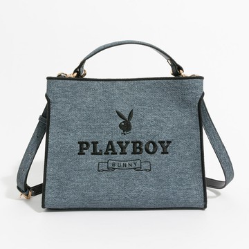PLAYBOY - 手提包附長背帶  Elevated系列 - 藍色