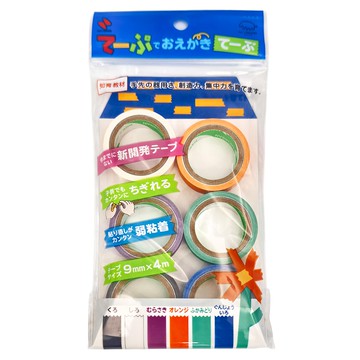 Nichiban 日絆 認知學習膠帶專用6色補充包  多色  1組