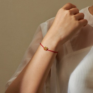 英國 Ruifier 搗蛋小惡魔手環 18K金 紅