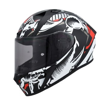 【全新帽款】AIROH VALOR #4 消光黑紅 全罩安全帽