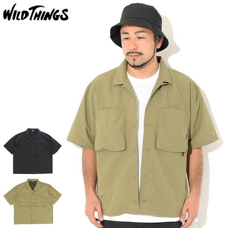 ワイルドシングス シャツ 半袖 WILD THINGS メンズ キャンプ ( WILD