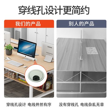 辦公桌椅組合簡約現代員工職員辦公室簡易家具工位2/4人位電腦桌