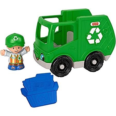 Fisher-Price Little People Recycle Truck, push-along vehicle with