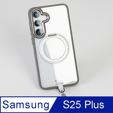 Moxbii【YOI系列】 三星Samsung (For Galaxy S25 Plus) 旋轉磁吸支架+掛片 保護殼