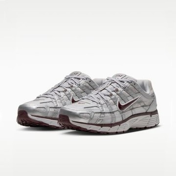 Nike 休閒鞋 Wmns P-6000 女鞋 銀 復古 緩震 IX7438-078