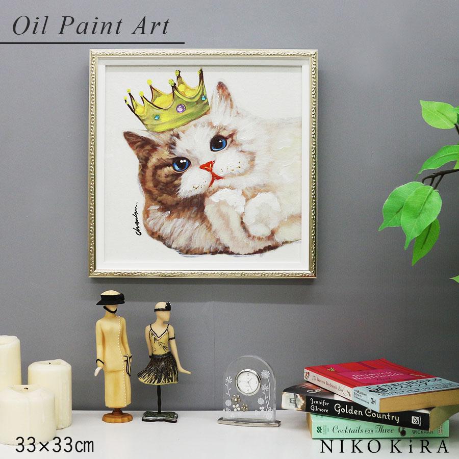 アートパネル 猫の絵画　フラワーキャット　40cmx40cm　ネコ　猫顔 アートパネル 猫の絵画 フラワーキャット 40cmx40cm ネコ 猫顔