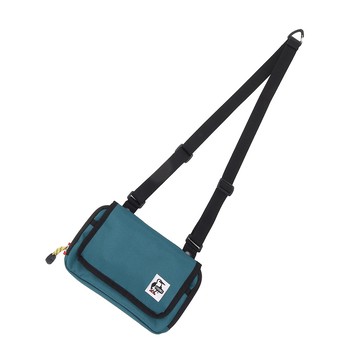 CHUMS Recycle Wallet Shoulder Pouch兩用肩背包 深藍綠 CH604094T035