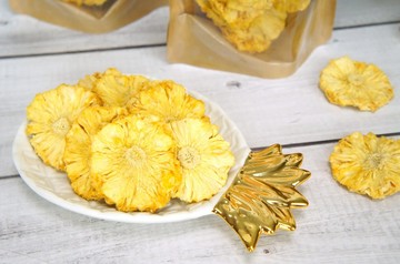 午後小食光│無糖金鑽鳳梨花果乾3入組