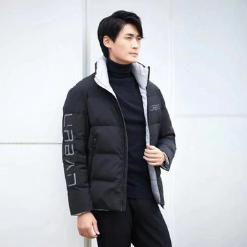 品牌立領雙面穿輕便保暖男士羽絨服2026冬季新品短款羽絨外套男