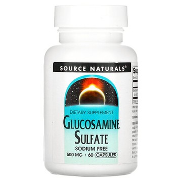 Source Naturals, 硫酸氨基葡萄糖，500 毫克，60 粒膠囊