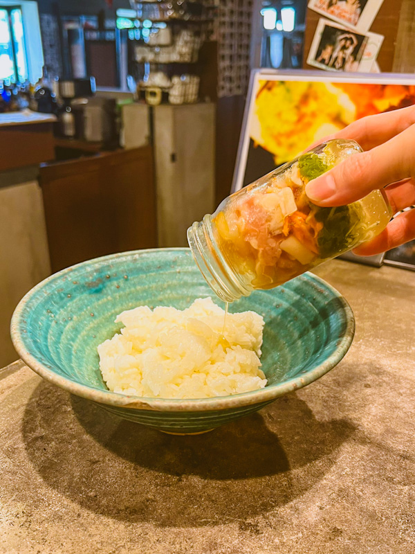 2種天然海老の海鮮丼素 キラキラあごだしジュレ寄せ ｜ こうみ～海鮮丼の素