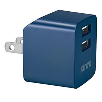 Kinyo AC Adaptor 交流電源供應器 CUH223BU  藍色  1個
