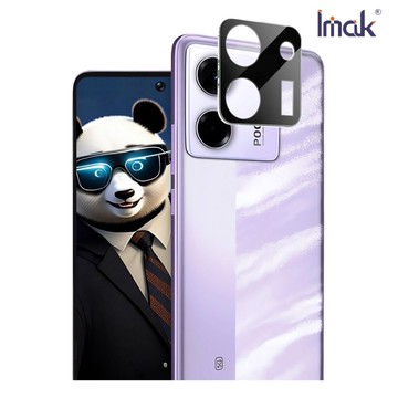 鏡頭貼  Imak 艾美克 POCO M7 Pro 5G 鏡頭玻璃貼(一體式)(曜黑版) 奈米吸附 鏡頭貼 鏡頭保護貼 鏡頭膜【愛瘋潮】