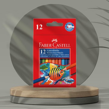 Faber-Castell 環保裝水性-12色 短型 色鉛筆--2入(原廠正貨)