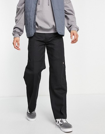 Dickies Double Knee trousers in black