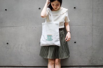 BirdddLand原創手繪伯爵紅茶 環保袋 帆布袋 I feel so Earl Grey