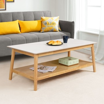 【Homelike】喜家居4尺岩板茶几(2364)