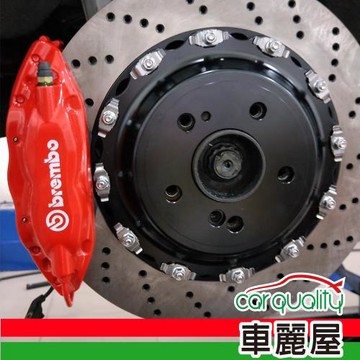 【BREMBO】四活塞BREMBO OE ZL1 三片式內鼓專用碟盤380mm送安裝(車麗屋)