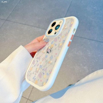 滿屏小碎花蘋果14手機殼iPhone13女11/12promax情侶xr小眾xs女