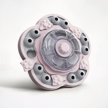 KADTC 狗玩具 智慧太陽花益智玩具 可調時旋轉慢食玩具 開飯益智玩具『寵喵樂旗艦店』