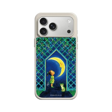 iPhone 17 Pro Max SolidX 貝殼灰 - 幾米 Jimmy Liao - 幸運遇見你-遇見月亮