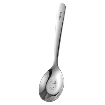 FaSoLa 食品用316不銹鋼湯匙/湯勺 卡通款  萌耳兔  1個  16.5 x 4cm