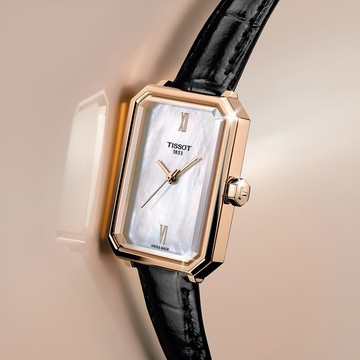 TISSOT 天梭 官方授權 SRV系列 復古簡約方型腕錶 女錶 手錶-30x21,8mm T1601103611300