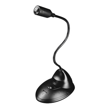 Kinyo PC多媒體麥克風 115 x 81 x 313mm 線長1.5m 120g  AY-0125  Black