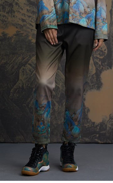 千裡/新中國風 復古休閒褲