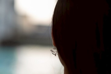 Splash of drop 耳環工藝飾品獨特的禮物