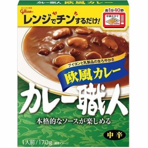 グリコ カレー職人 欧風カレー中辛１７０ｇ ×10