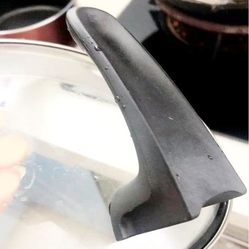 雙孔可立鍋蓋把手奶鍋電木防燙提手炒鍋通用配件膠木雙孔手柄