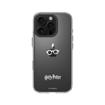 iPhone 16 Pro Clear Case（相機按鈕） 透明 - 哈利波特 Harry Potter - 閃電與眼鏡圖案